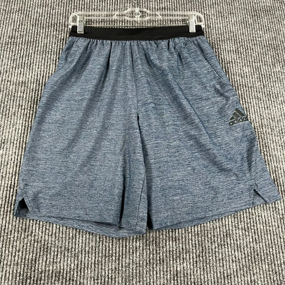 Adidas Shorts Mens Small Blue Axis Active Workout Gym Running Lifting New